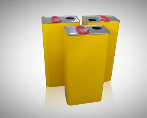 Semi Auto 1-5L Rectangular Can Production Line Application-5
